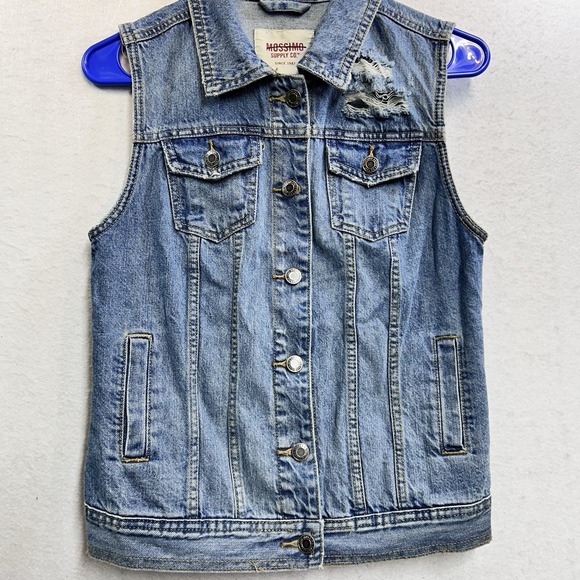 Mossimo Denim Jackets & Blazers - Mossimo Y2K Denim Jacket Sleeveless S